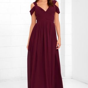 Lulu’s Burgundy Dress